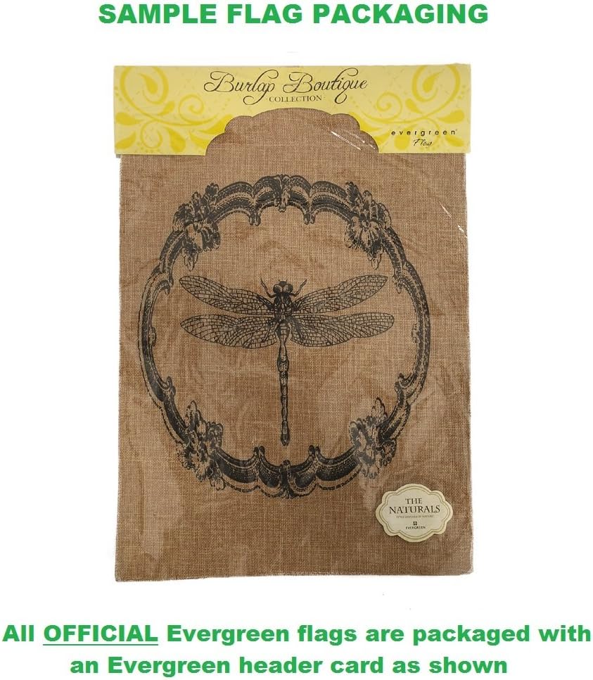 Evergreen Suede Cross-Stitch Christmas Dove Garden Flag, 12.5 x 18 inches