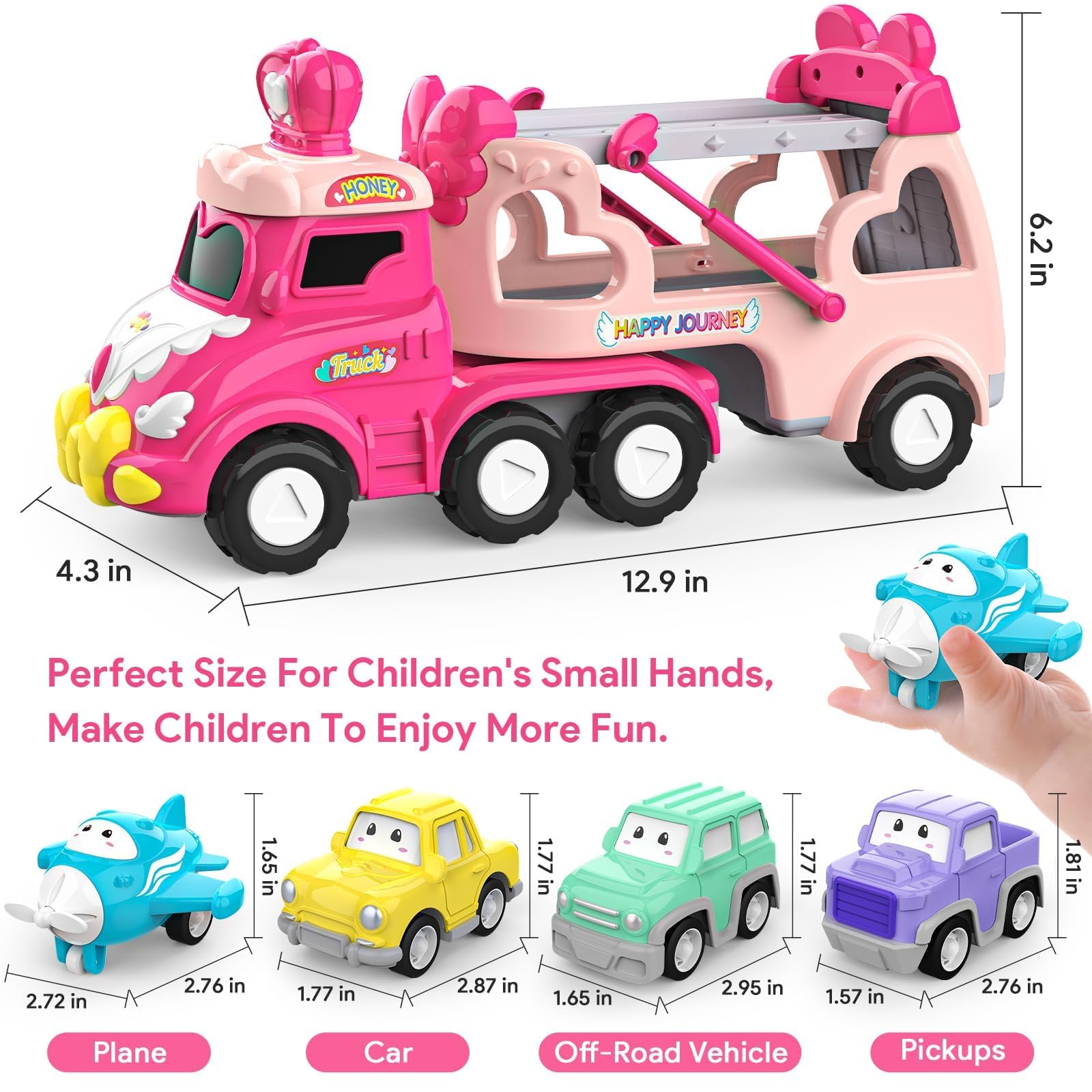 Dickie Toys - Helden van de stad, Andy sleepwagen speelset, de sleepauto met licht, originele liedjes, geluiden en vrijloopfunctie, incl. verzamelkaart met geheime code