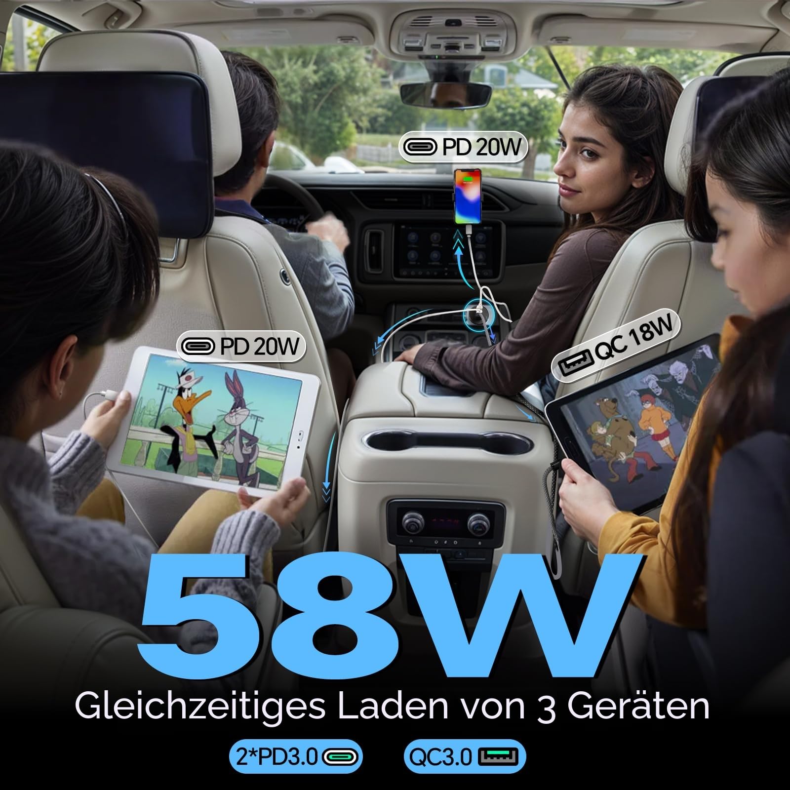acegoo USB C Steckdose 12V Aluminium, Dual Typ C PD3.0 20W & QC3.0 18W, KFZ 12 Volt Buchse Dose Einbau Adapter für Wohnmobil Camper Auto Boot LKW Wohnwagen Jacht, 2 Stück