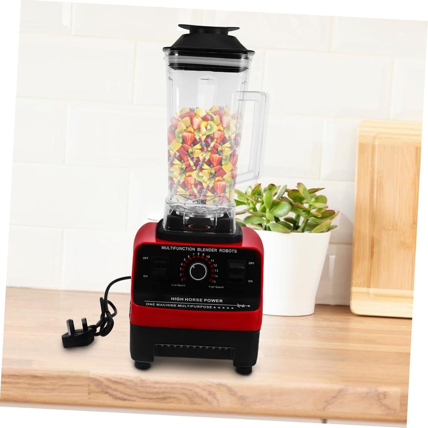 Generic 1 Set Wall Breaking Machine Cup Replaceable Cup for Blender Reusable Blender Cup Reusable Blending Cup Blender Cup 2l Plastic Blender Accessories Empty Blending Cup Replacement, Transparent