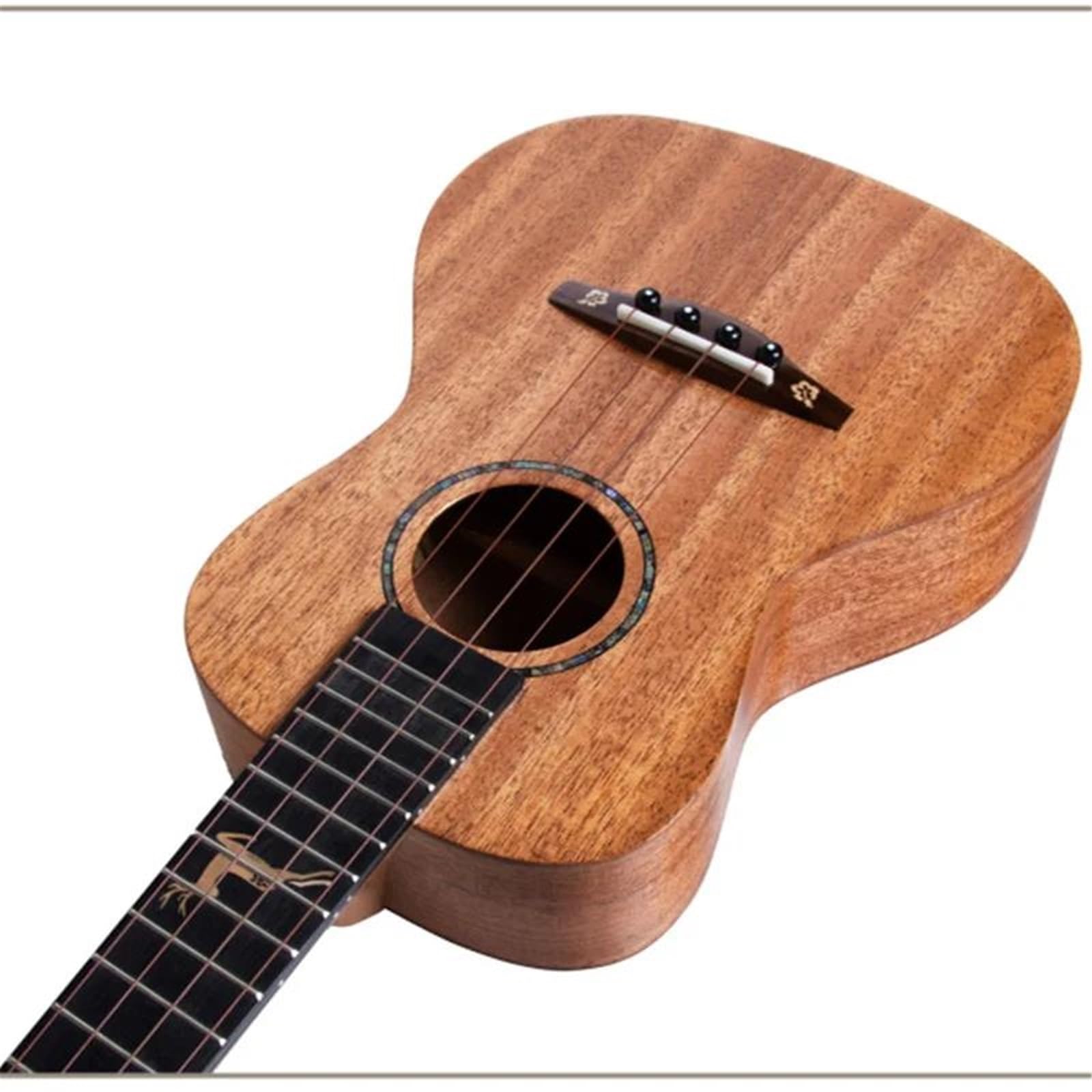 Ukulele dla dorosłych Ukulele 24 26 Cali W Całości Z Litego Mahoniu Mini Elektryczny Sopran Koncert Tenorowa Gitara Akustyczna 4 Struny Ukulele Pickup(A,24inch)