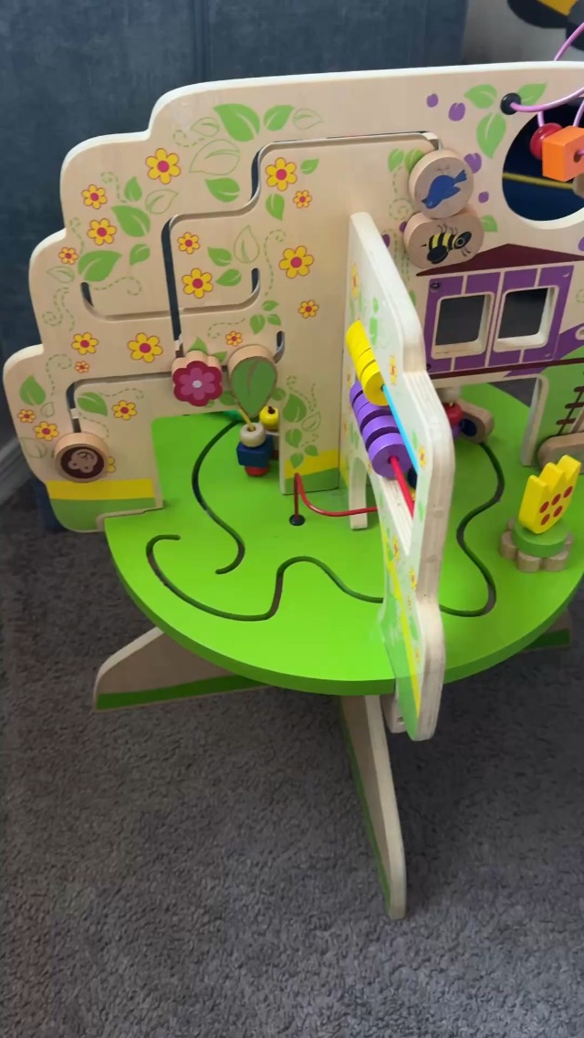 Activity Table Tree Top Adventure Activity Toy Wood Baby Manhattan