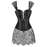Corset Bustier Tops for Women: Plus Size Corset Top - Saloon Girls Costumes and Clubwear for Burlesque Performers