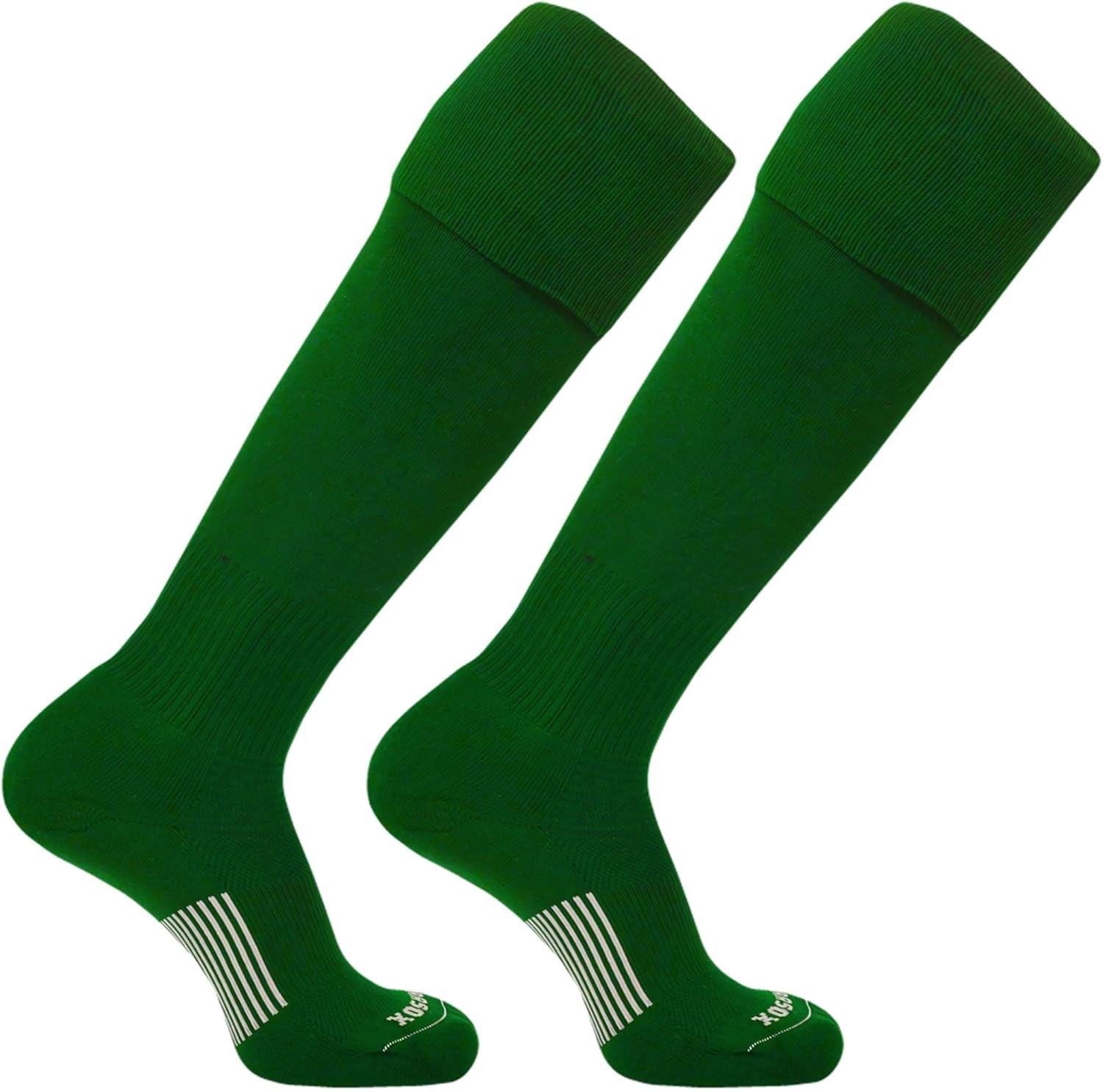 PEAR SOX Euro Solid Knee High Soccer Socks with Arch and Ankle Support
