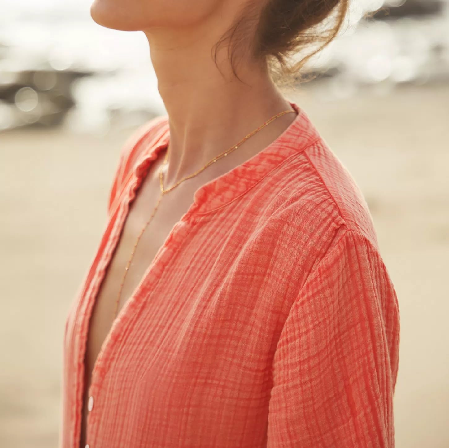 R.Vivimos Womens Summer Cotton Flowy Maxi Dress Short Sleeve V Neck Empire Waist Boho Tiered Ruffle Casual Loose Long Dresses - Image 5