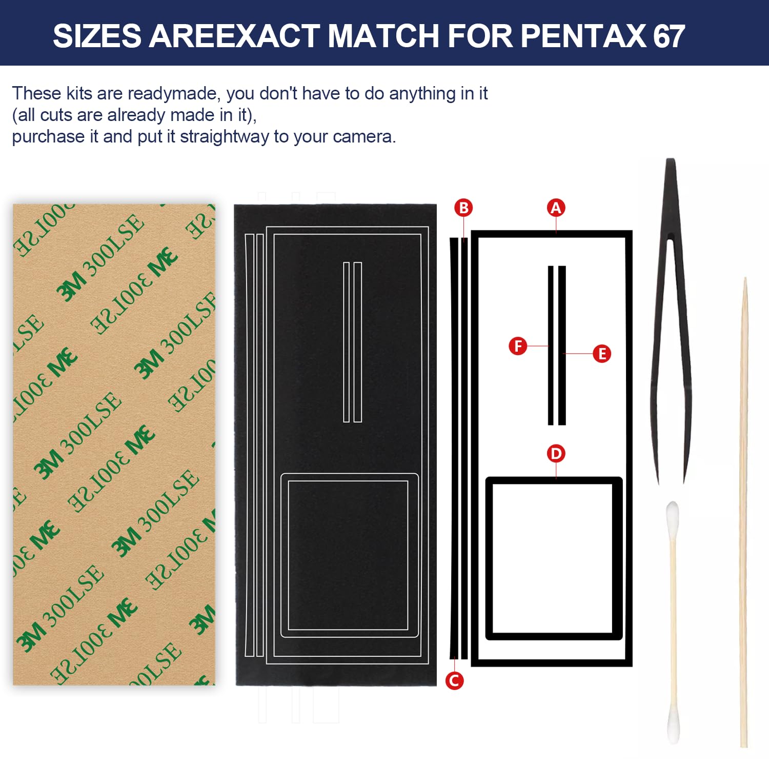 Amazon.com : eTone Pre-Cut Custom Light Seal Foam Replace Sponge 3