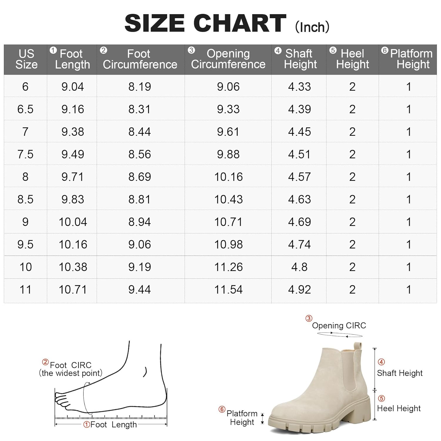 mysoft Botas Chelsea Femininas de Plataforma com Sola Tratorada, Cano Curto E Salto Bloco Grosso. em promoção! Veja a oferta e mais achadinhos de Botas 7 Hoje é o melhor dia para comprar mysoft Botas Chelsea Femininas de Plataforma com Sola Tratorada, Cano Curto E Salto Bloco Grosso. com aquele preço maroto! Promoção! Aproveite a oferta! 7