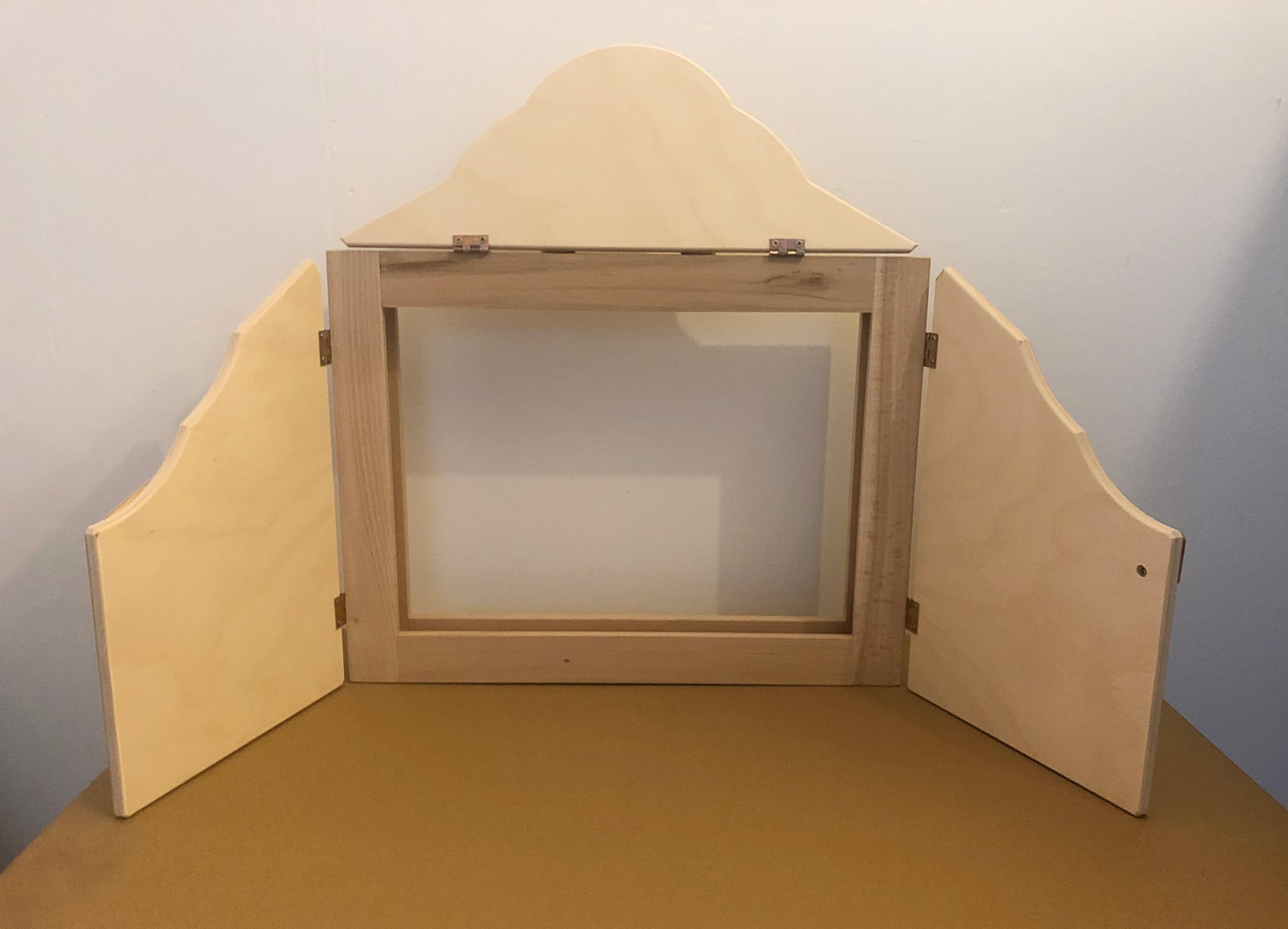 Butai - Nuvola in legno naturale massiccio, formato A3