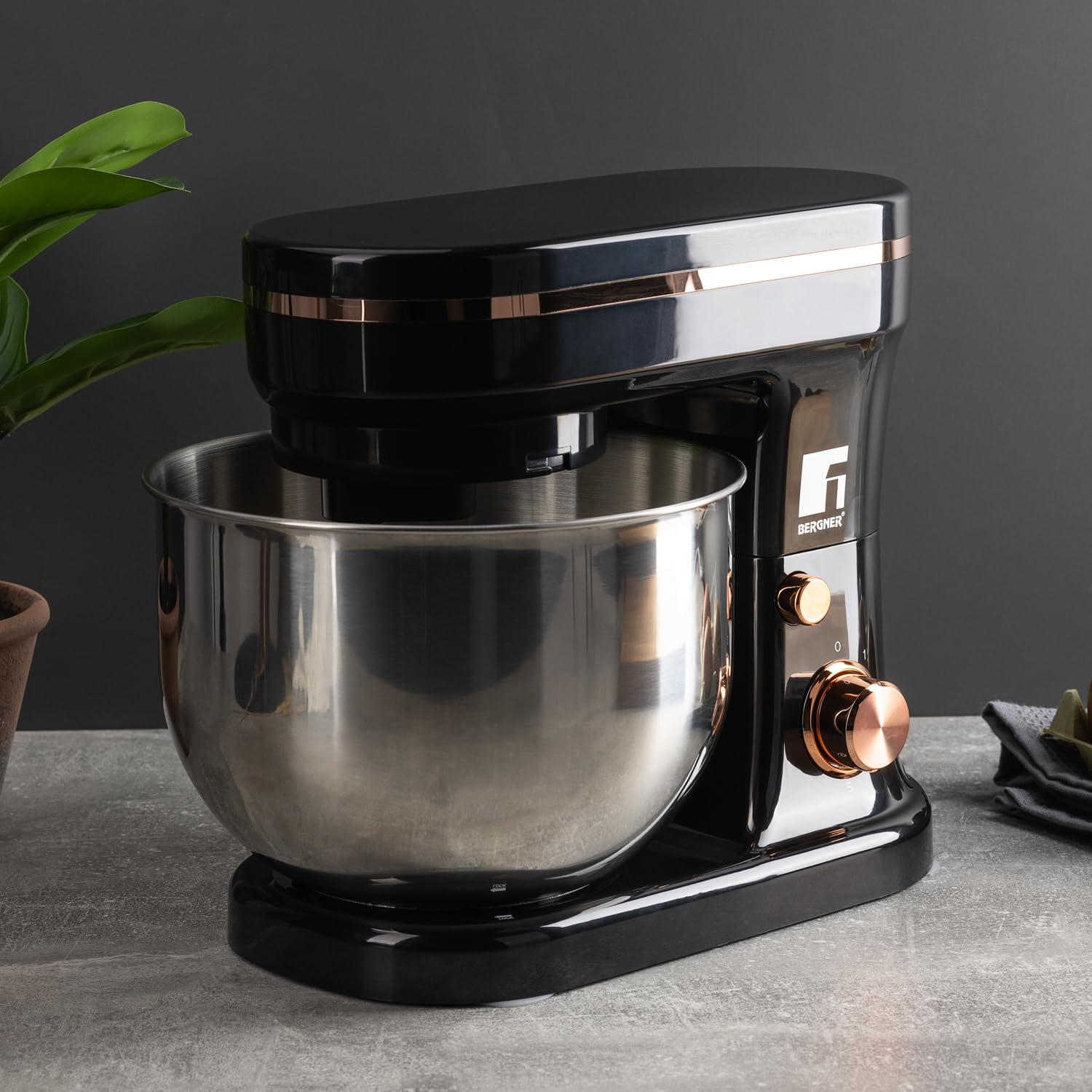 Impastatrice planetaria 5 L, 1200 W nera
