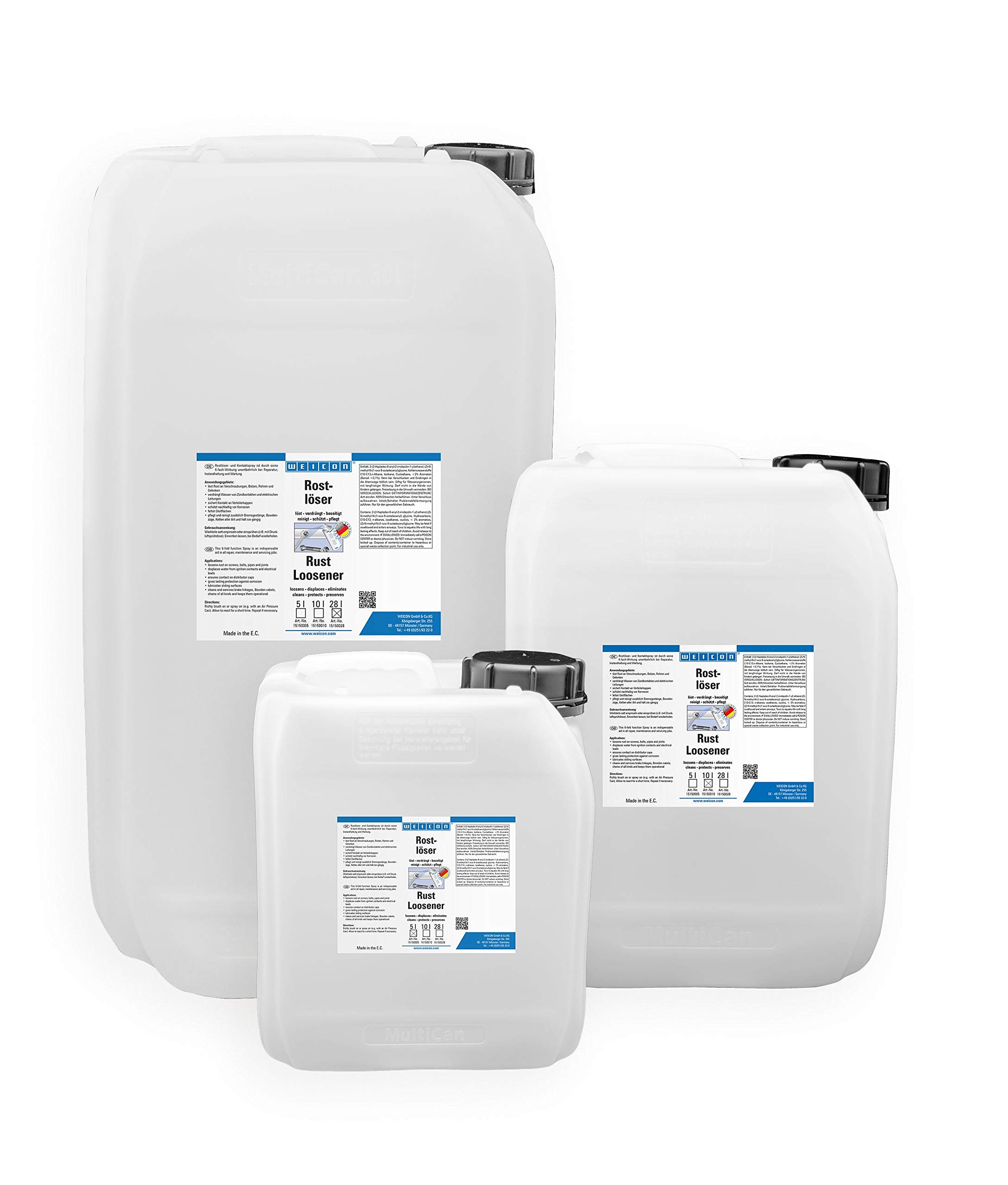 WEICON Aflojatodo | 28 L | Con efecto séxtuple |Lubricante para reparación y mantenimiento