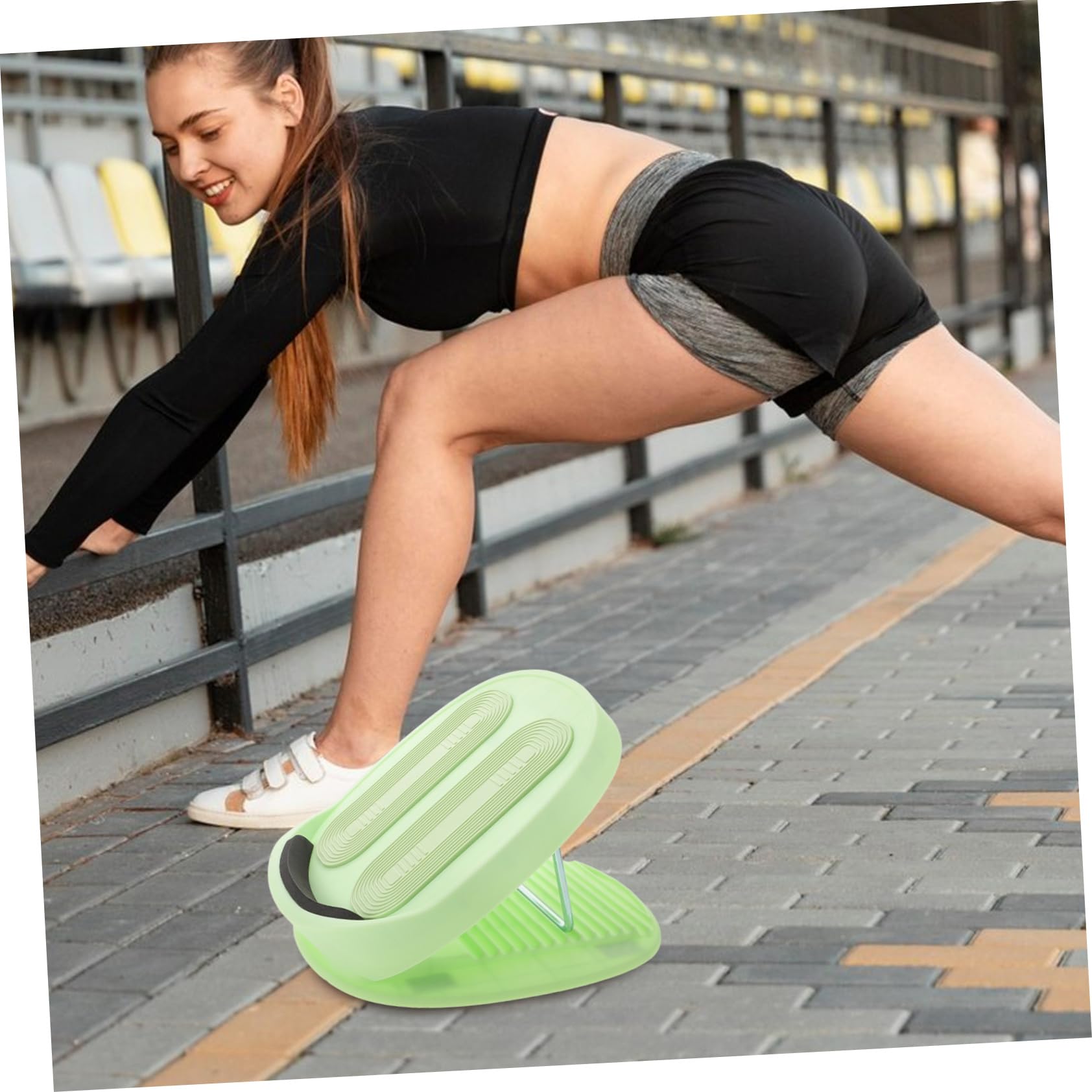 BCOATH 15-Gear Incline Foot Board Legboard for Calf Stretching Ankle Mobility Board Plastic Foot Stretching Board Home Fitness