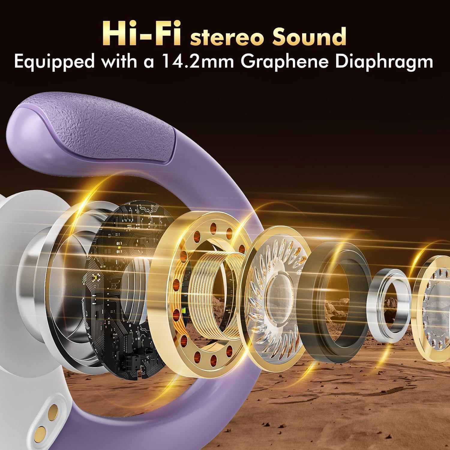 HAOYUYAN Kabellose Ohrhörer, Sport-Bluetooth-Kopfhörer, 80 Stunden Wiedergabezeit, Ohrstöpsel mit LED-Ladeanzeige, geräuschunterdrückendes Headset, IPX7 wasserdichte Kopfhörer für Workout/Laufen