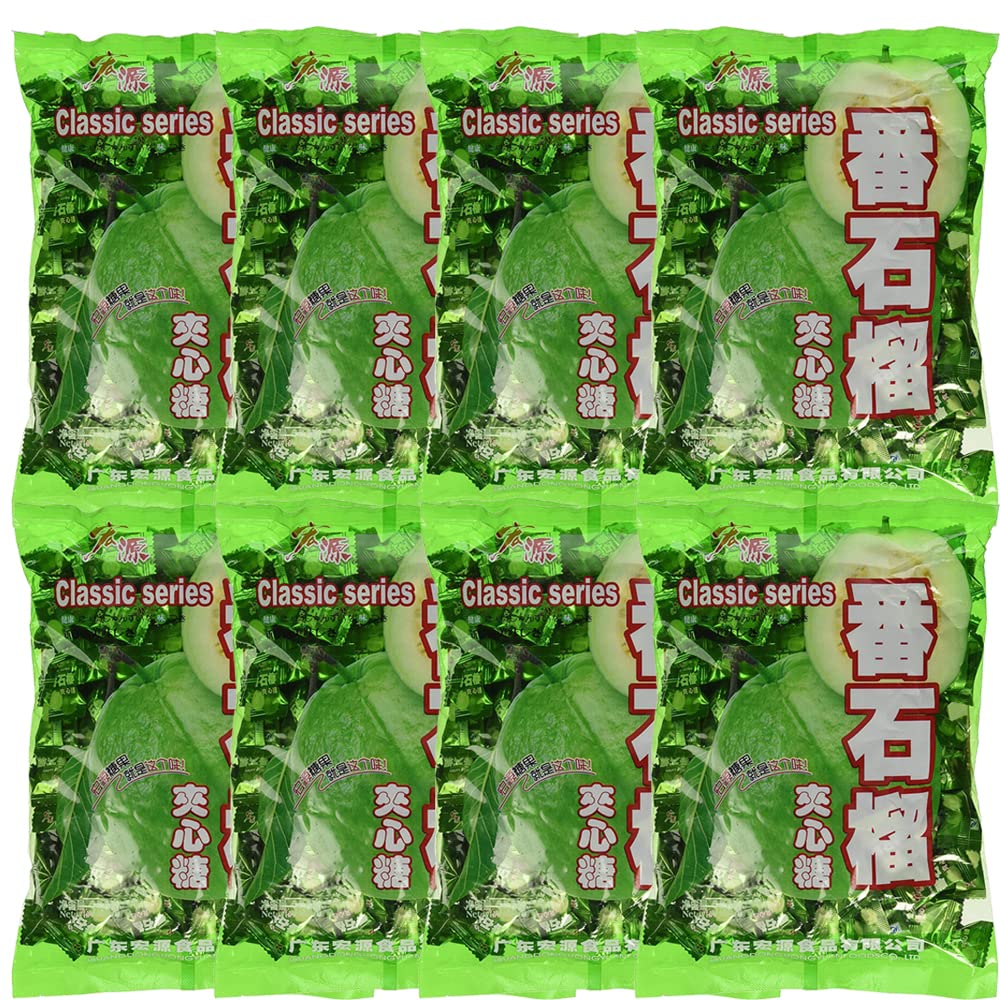 Hong Yuan Guava Classic Hard Candy 12.3 Oz/350 grams (Guava, 8pack)