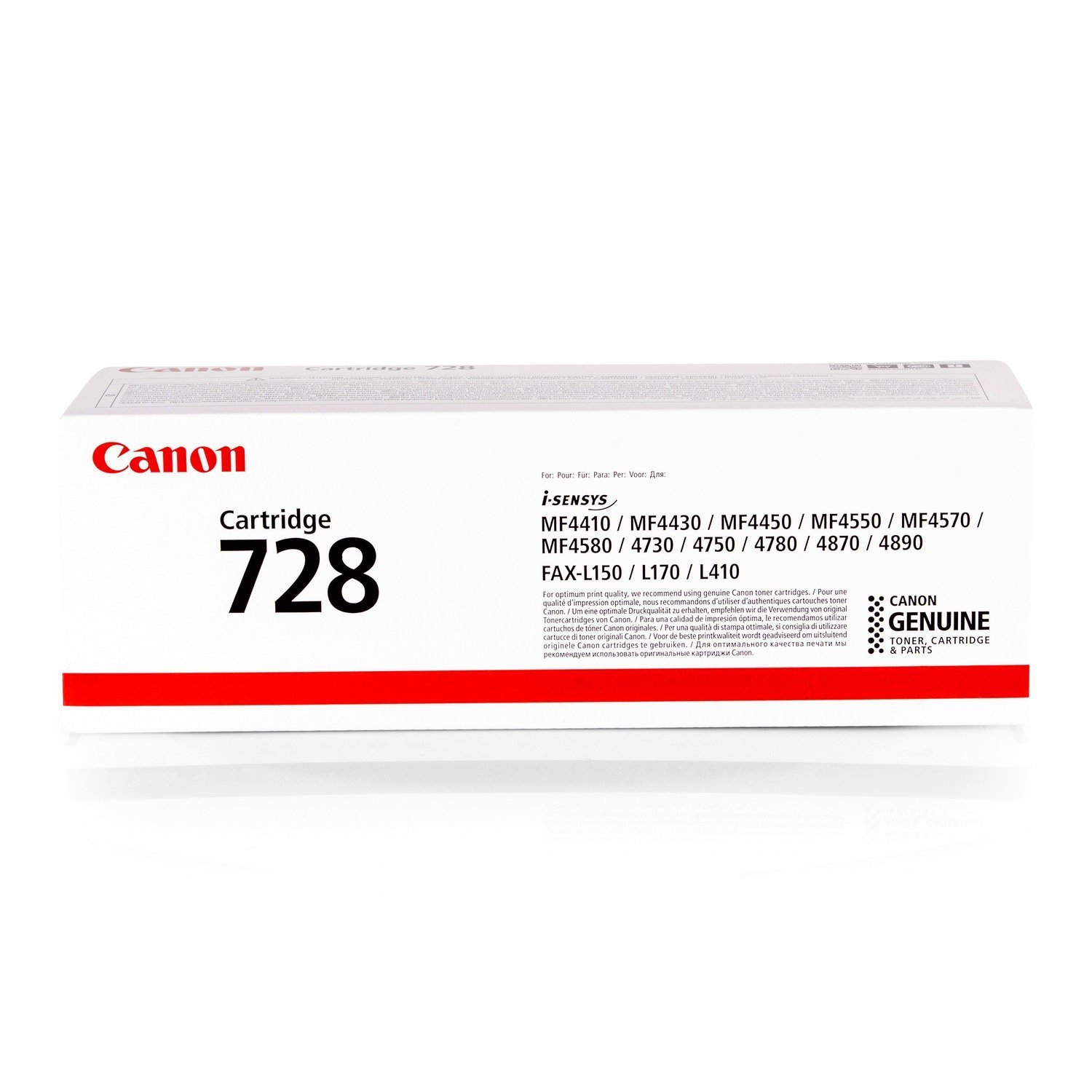 CRG-728 Toner Premium TÜV Per Canon – 2100 Pagine, Compatibile Con Fax L150, L410, E Sensys MF Serie