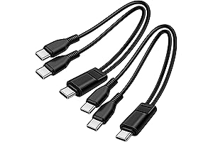 2-Pack 3.3FT USB C Splitter Video and Charging, 2 in 1 USB...