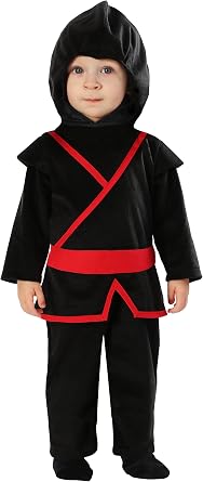 Ninja Warrior Costume for Babies - Hooded Jumpsuit and Pants