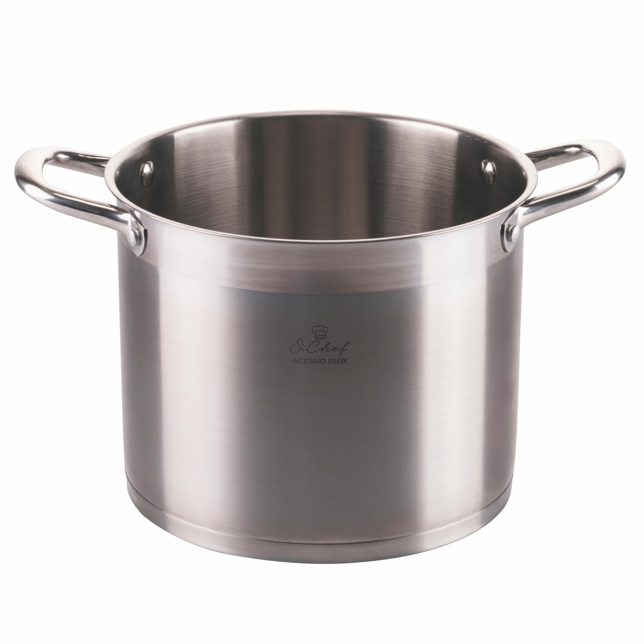Batteria 15 pezzi, in acciaio inox 18/0, induzione, Inox SìChef
