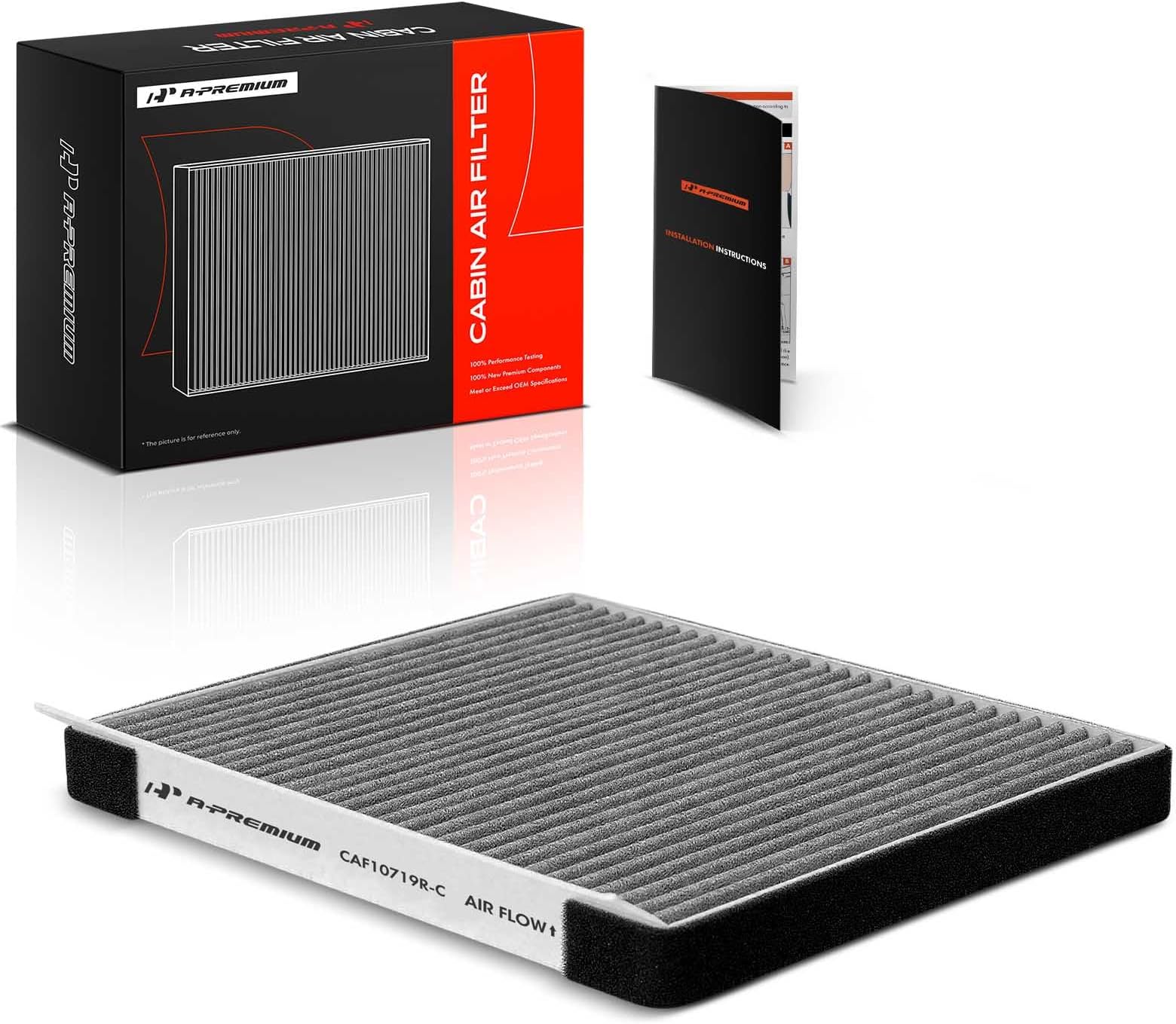 Cabin Air Filter with Activated Carbon Compatible with Hyundai | for Accent 2006 2007 2008, L4 1.6L, Replace# 971331E000