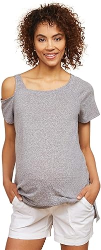 Motherhood Maternity Pantalón corto de popelina para mujer Secret Fit