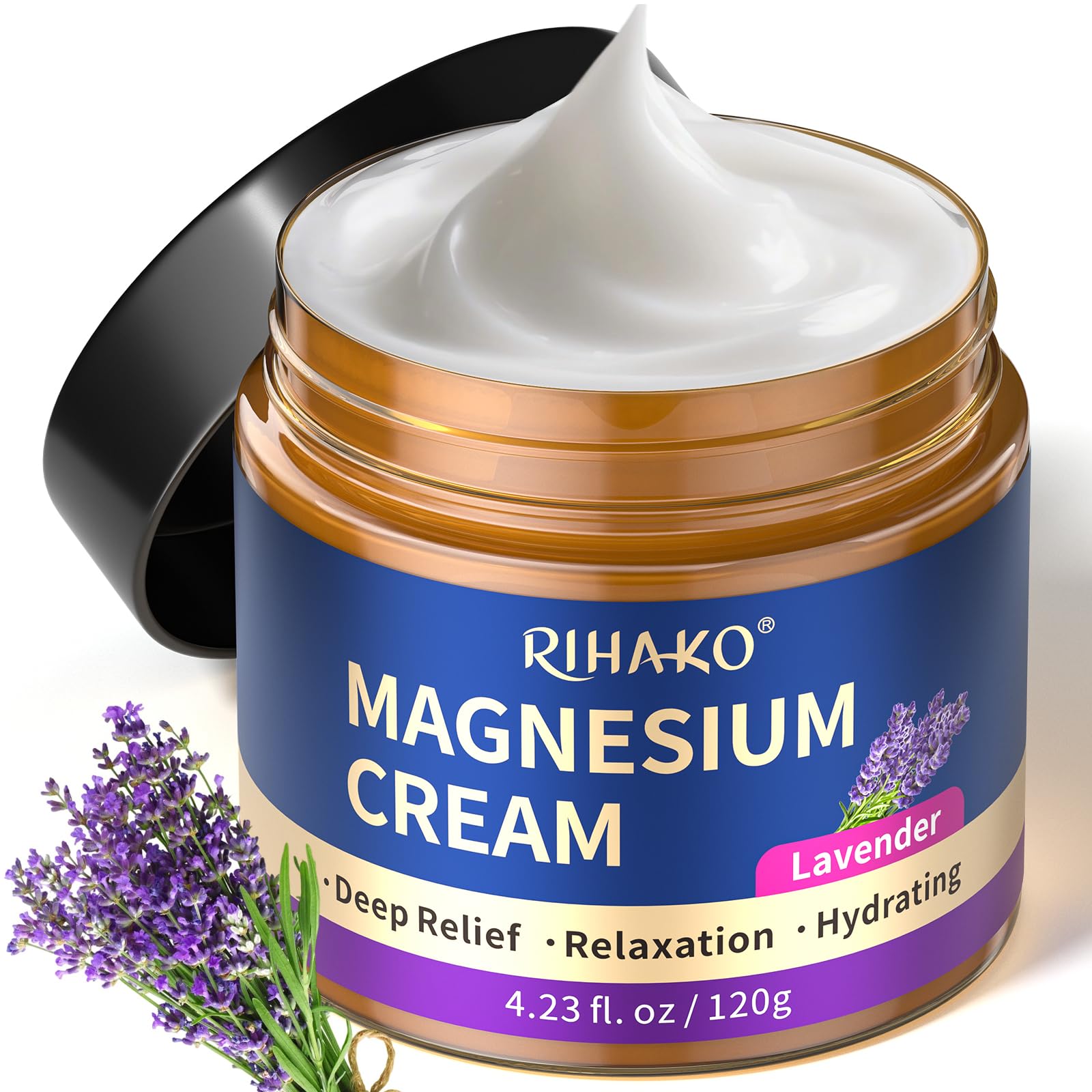 Magnesium Cream for Sleep Natural Mg Butter for Muscle Relaxation Topical Magnesium Cream for Restless Legs Syndrome Relief Soothing Butter for Leg Cramps & Muscle Pain