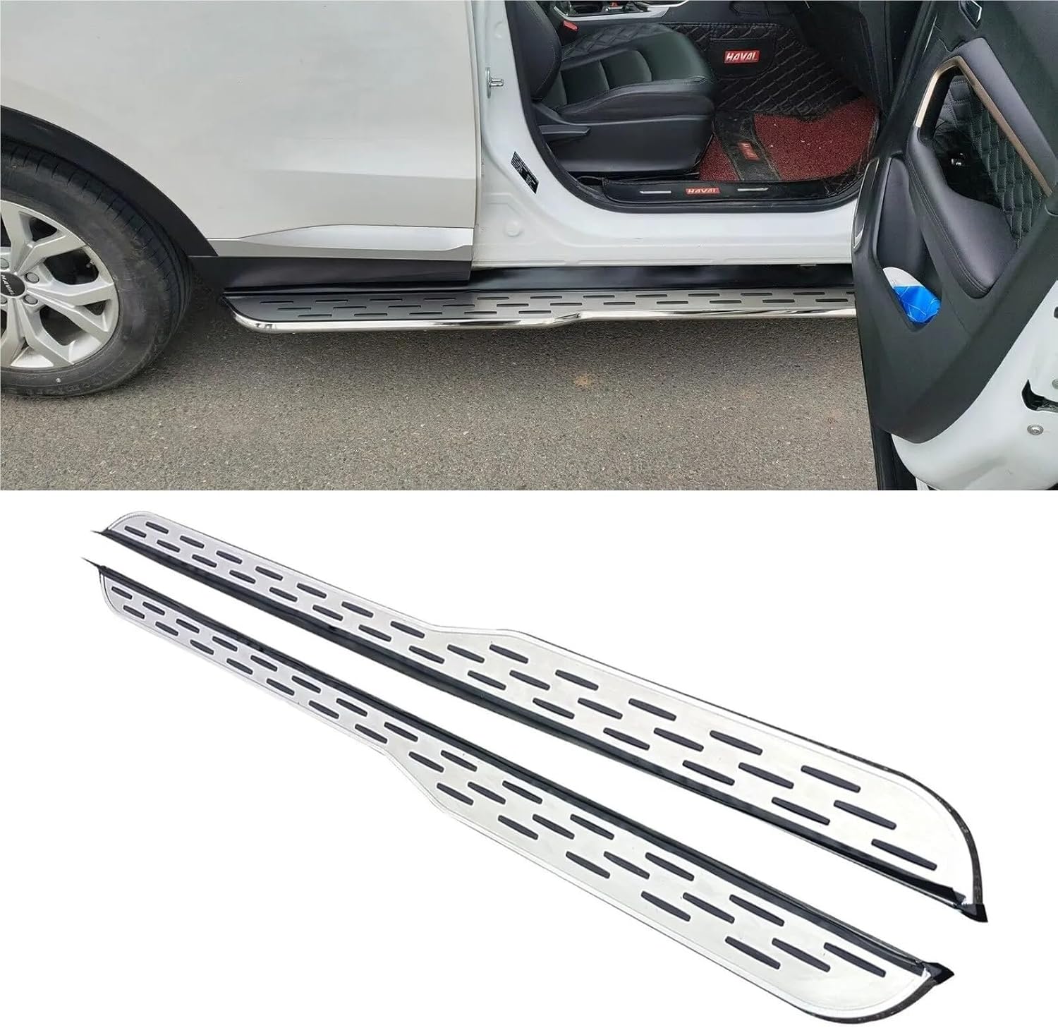2pcs Fixed Running Board Side Step Bar Compatible with Q7 2006-2015