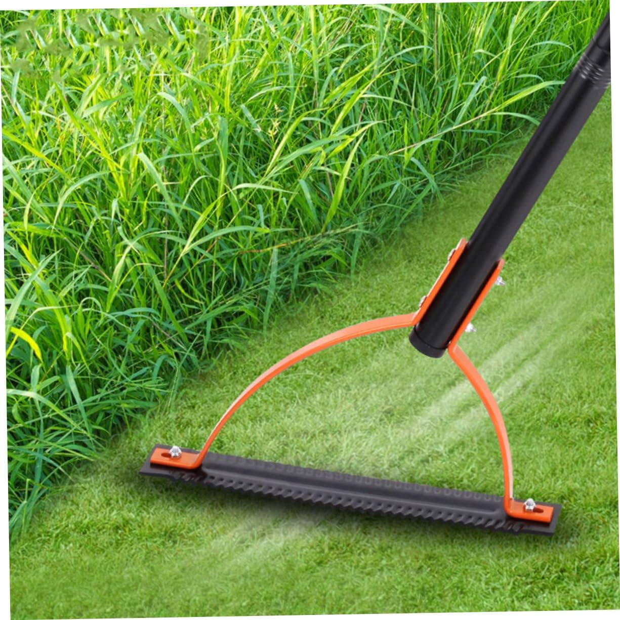 Manual Grass Metal Cutter Double-Edged Heavy Duty Easy to Use Ideal for Lawns Gardens