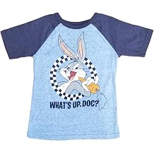 Bugs Bunny Boys Blue Short Sleeve Rabbit T-Shirt Tee Shirt