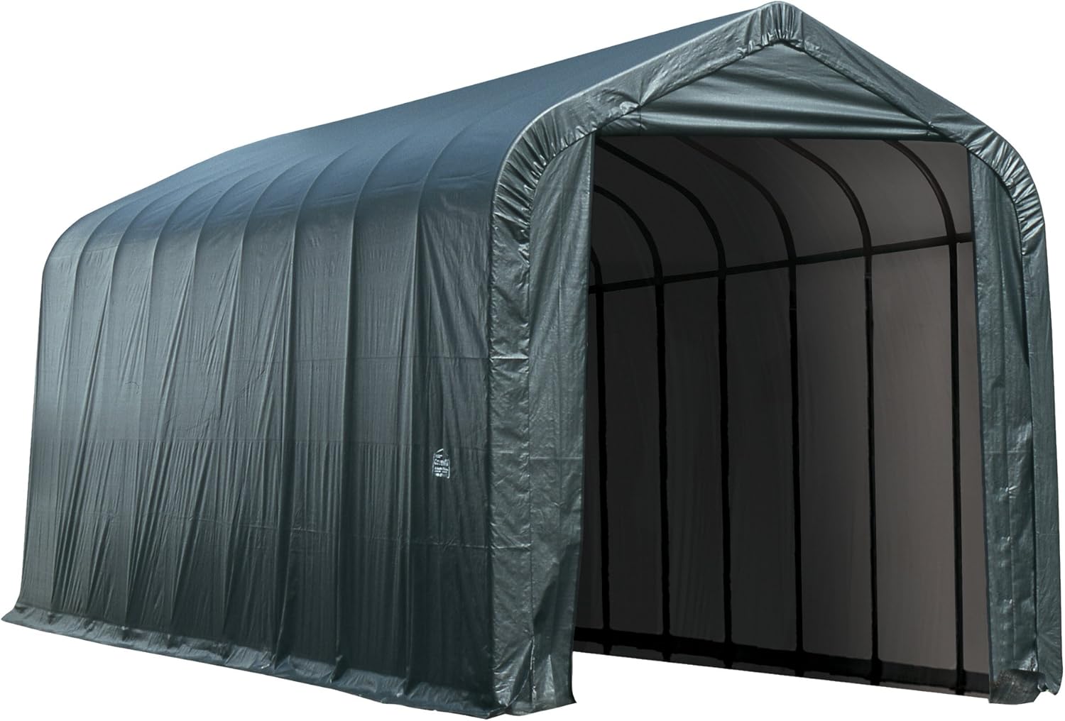 ShelterLogic Garage 16 x 44 x 16 Peak Standard Green