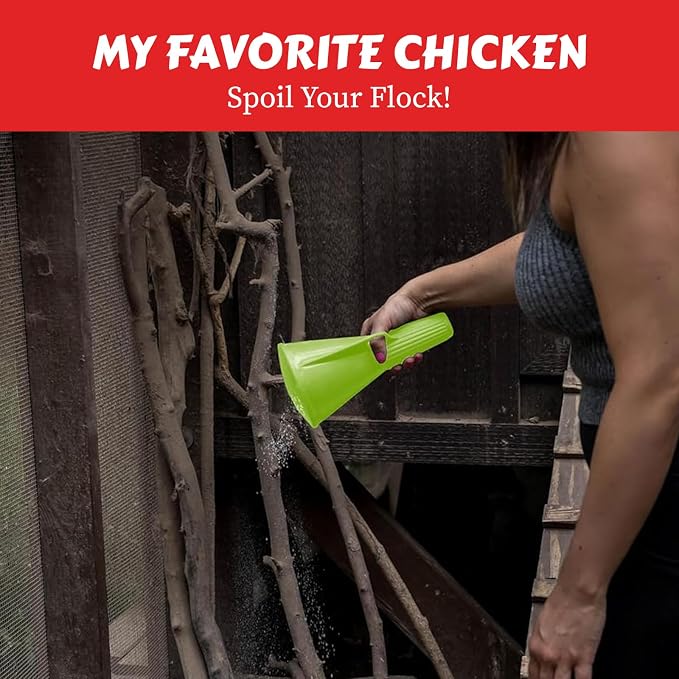 Aplicador en polvo para pollo con dispensador y puff miniatura 7