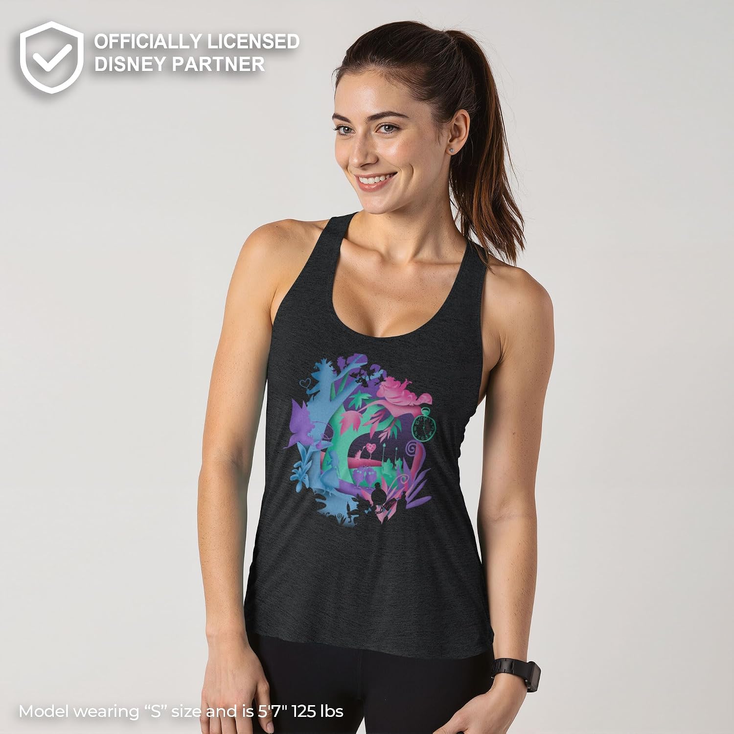 Women's Alice in Wonderland Magical People from Wonderland Racerback Tank Top