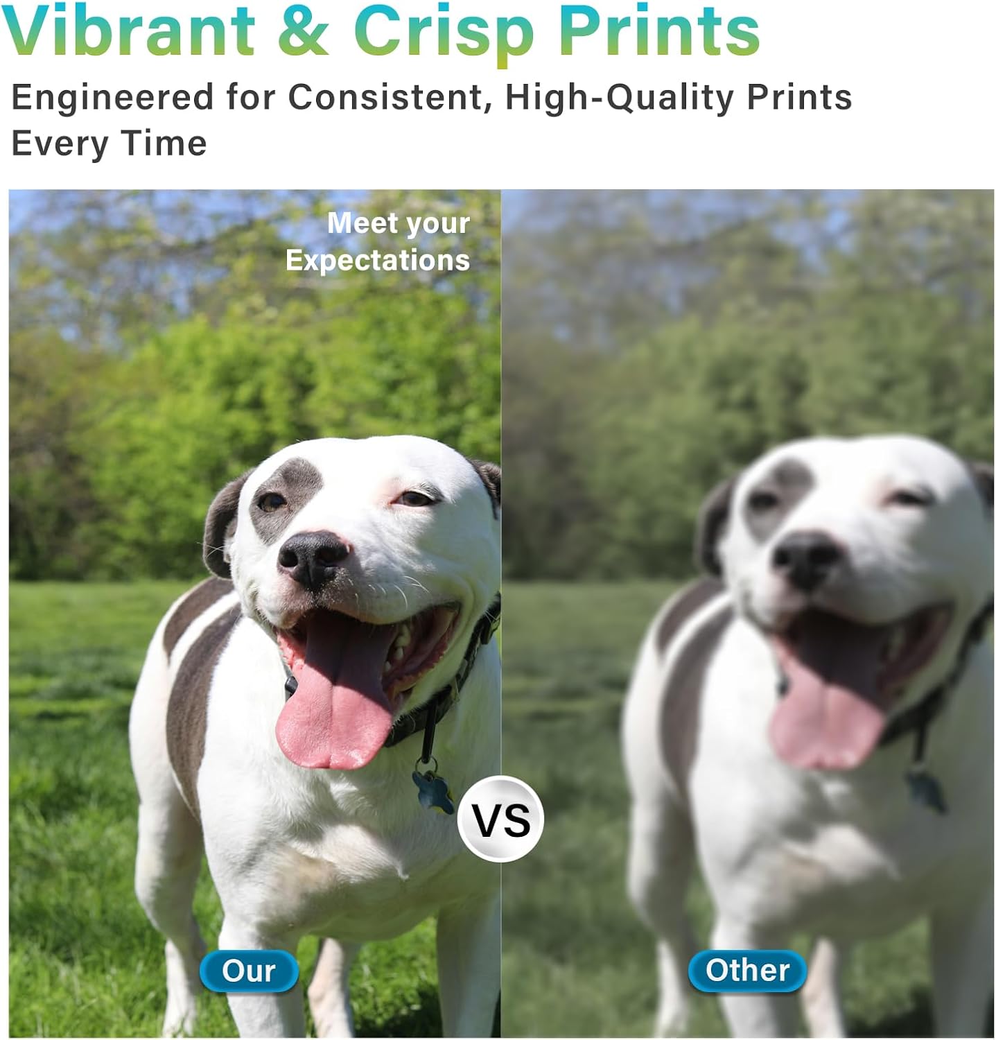 67XL Ink Cartridges Black/Color Combo Pack Replacements for HP Ink 67, 67XL High-Yield Ink for HP Printer Works with DeskJet 2700, 2755e, 2855e, 4155e, 4255e Envy 6000, 6055e, 6400 (1Black 1 Tricolor)