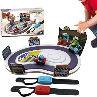 Genérico Motion Sensing Racing Game | Two-Player Track Activity | Track Motion Toy for Kids Ages 3+ Adults School Holiday Birthday