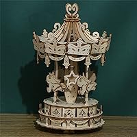 Vista 2 de Kits de rompecabezas de madera en 3D modelo troyano, juegos de ingenio y rompecabezas para Navidad/Cumpleaños, regalos para adultos y adolescentes