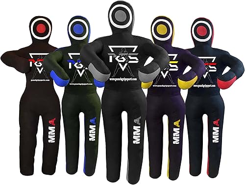 MMA Grappling Dummy Brazilian JIU Jitsu BJJ Punching Bag for Self Defense Wrestling Judo Karate Boxing Throwing Submission Standing Position -