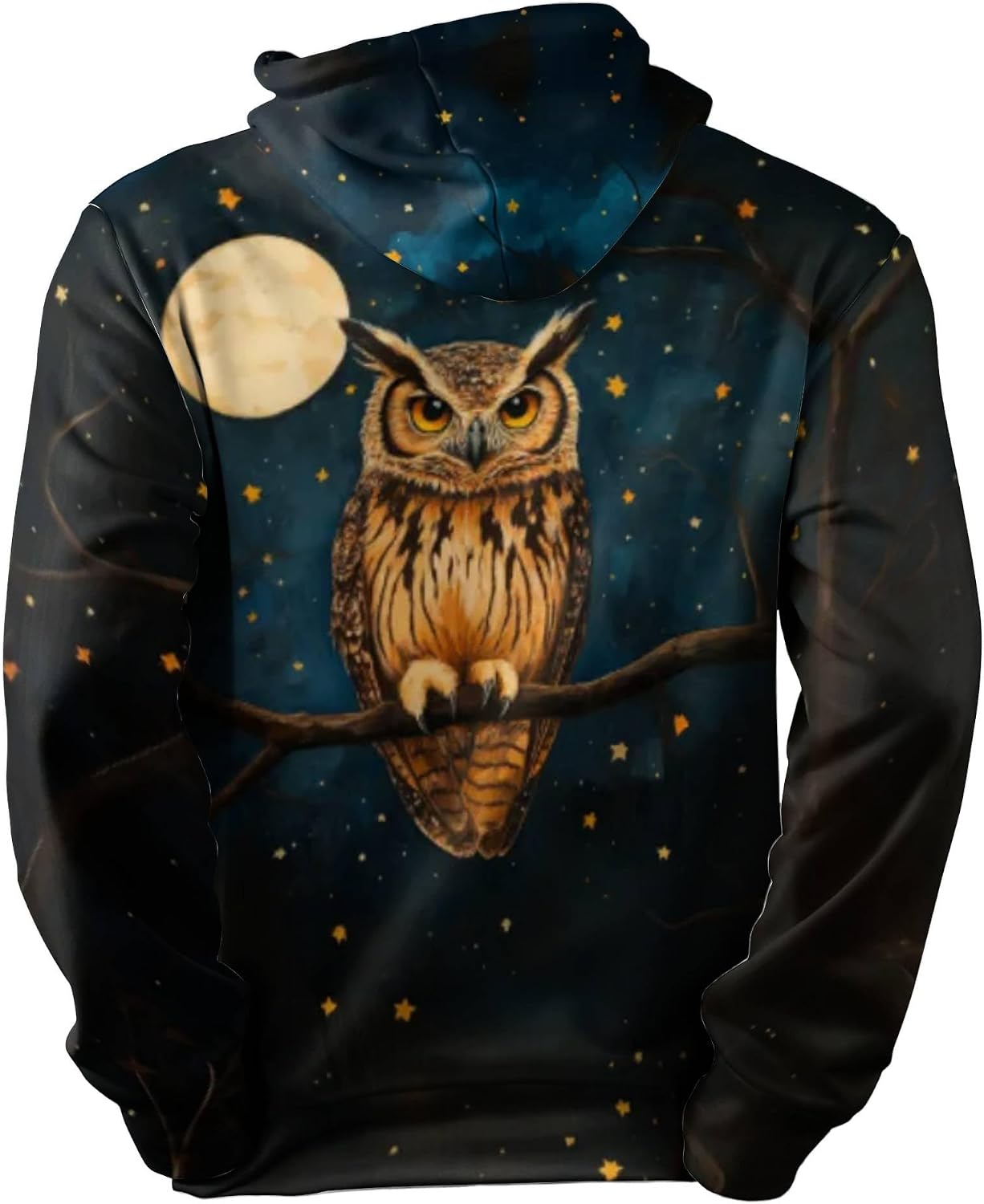 3D Graphic Hoodies for Men Cool Unique Printed Sweatshirt Fabric Comfortable Casual Pullover Novelty Gift for Him image 4