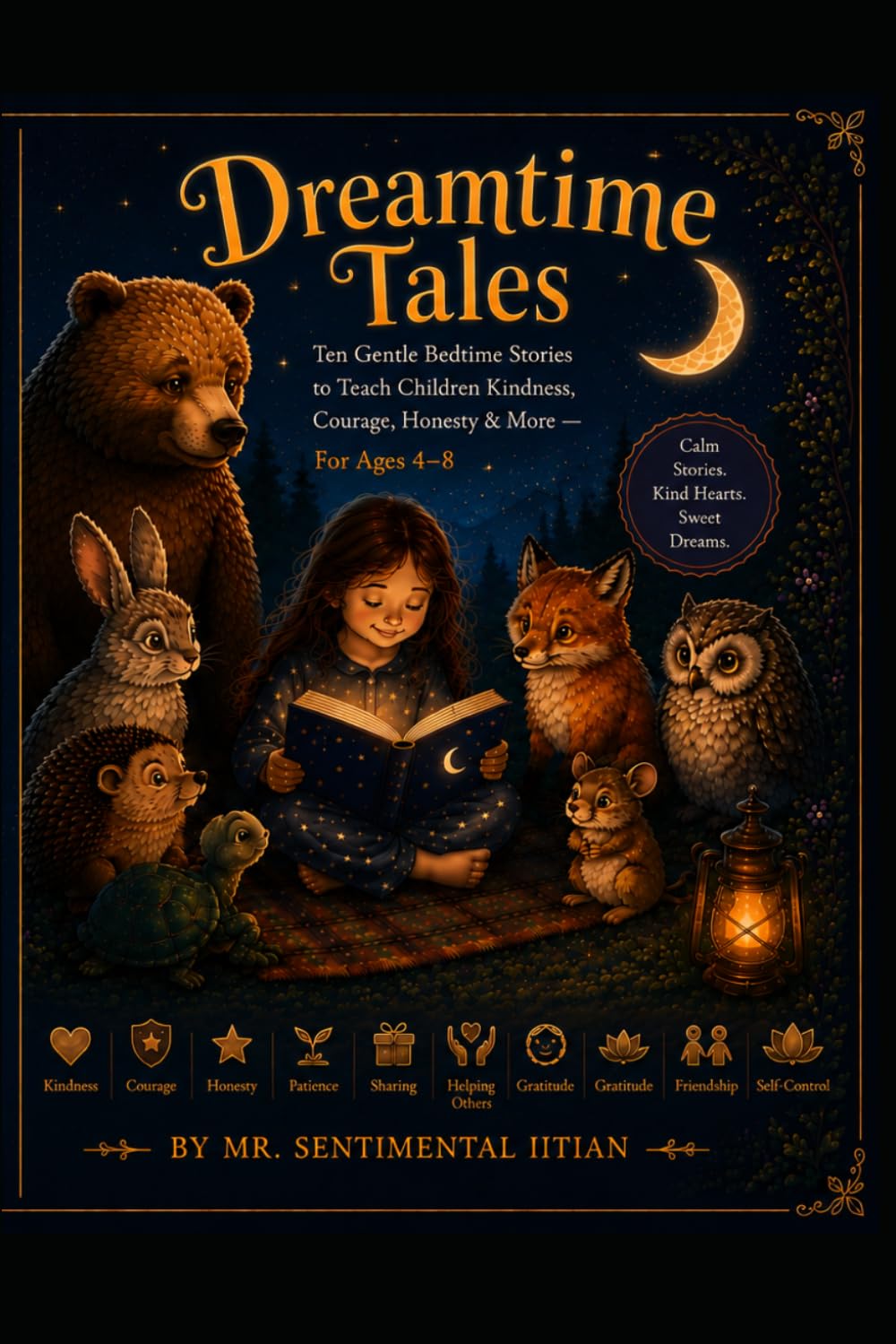 Dreamtime Tales: Ten Gentle Bedtime Stories to Teach Children Kindness, Courage, Honesty & More — For Ages 4–8