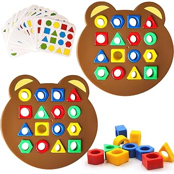 Toys for Children to Learn Shape Shape Matching Game Shape Adjustment Game Colour Sensory Learning Toy Shape Matching Puzzle Game Puzzle Game Montessori Toys Sensory Learning Toy