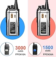 Vista 6 de SAMCOM Batería bidireccional de las radios FPCN10A 3000mAh Li-ion Recargable Baterías de reemplazo 3.7V