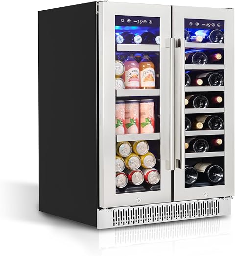 Akicon LC-116A2EQ 4.1 cu ft Beverage Cooler Stainless Steel