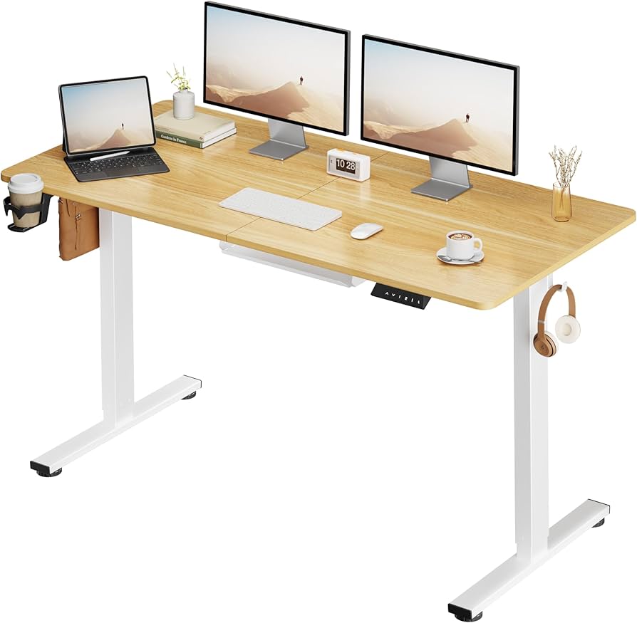 Amazon | SANODESK 電動昇降式デスク E150 高さ調節デスク パソコン