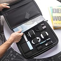 Vista 5 de tomtoc Funda tipo cartera para iPad Pro M5/M4 de 13 pulgadas, iPad Air M3/M2 2025-2024, iPad Pro M2/M1 de 12.9 pulgadas, funda protectora