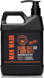 GIBS ManWash Men's Body Wash - Bold, Refreshing Clean for Daily Grooming