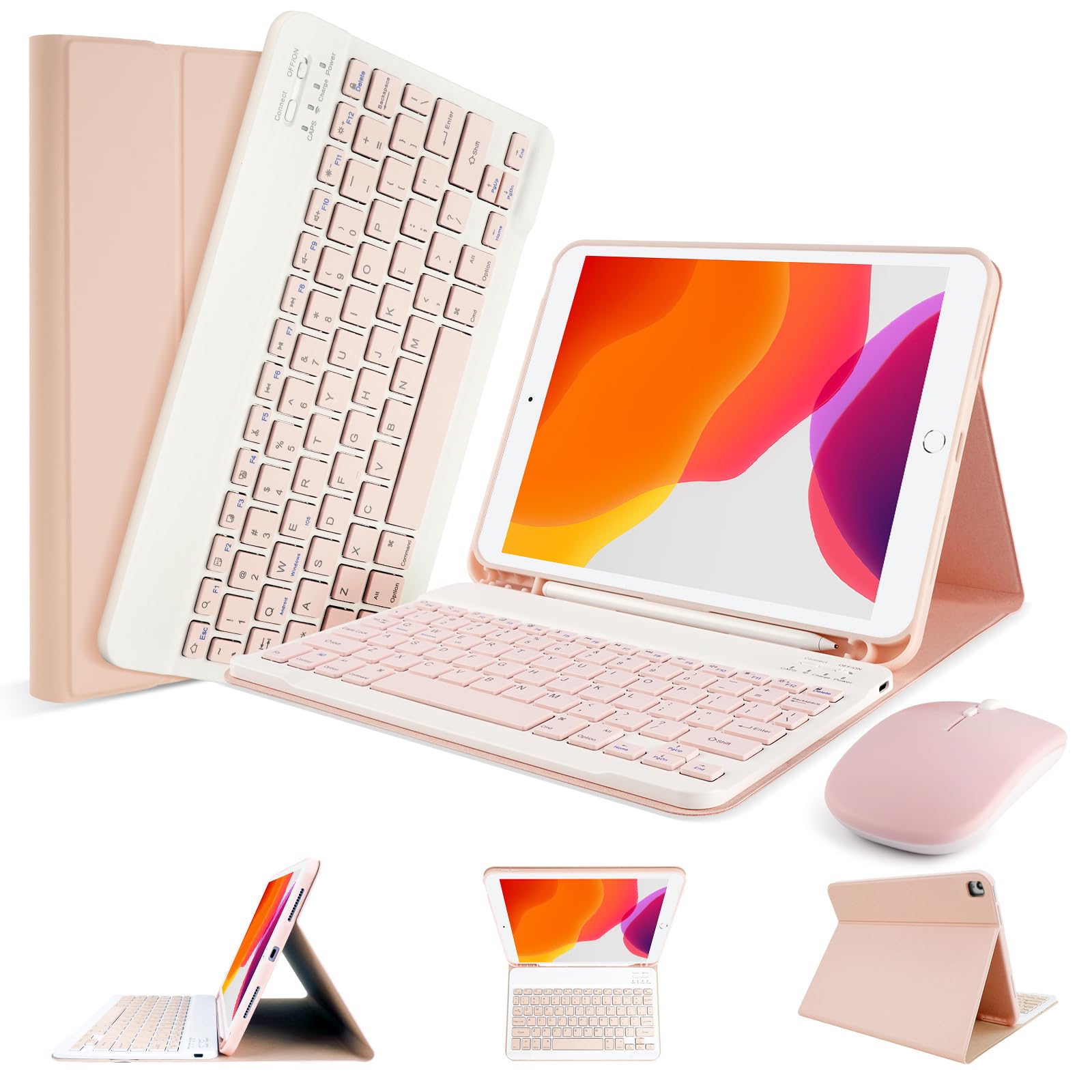 Amazon.com: LAMA Wireless Keyboard Case with Mouse for iPad 10.2