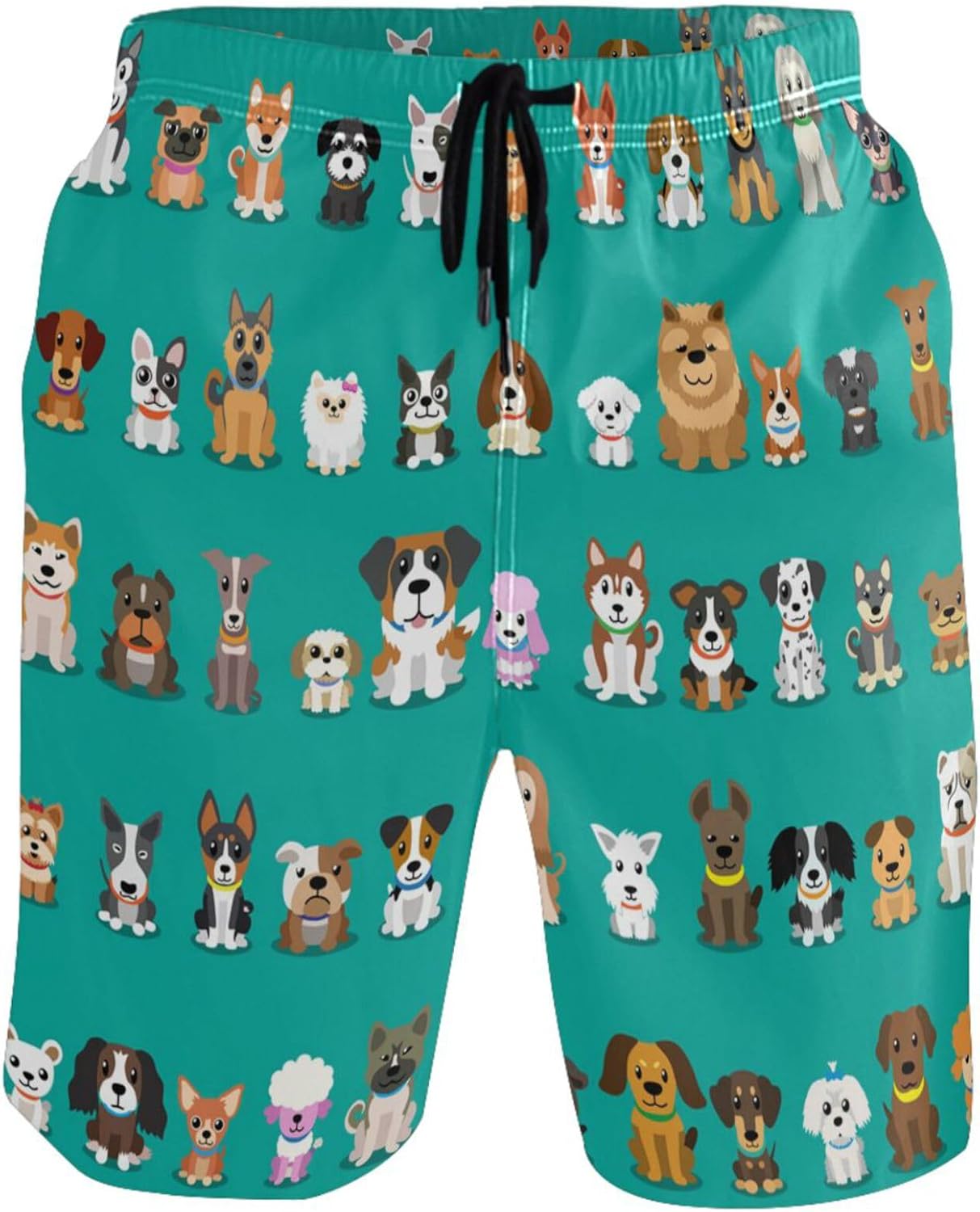 visesunny Men's Novelty Beach Shorts Quick Dry Swimwear Sports Running Swim Board Shorts Bathing Suits Mesh Lining