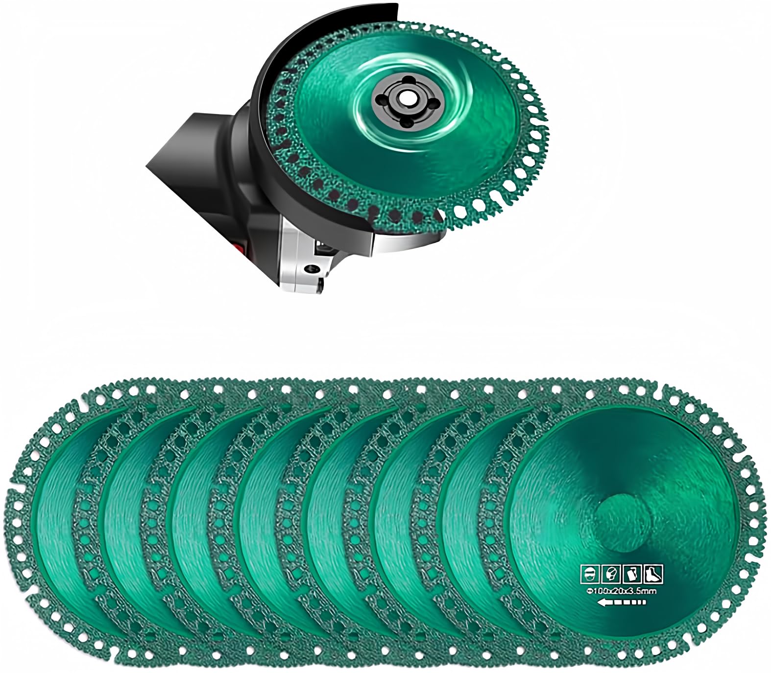 Indestructible Disk, Ultra-Fine Corrugated Tile Cutting Discs Master Indestructible Disk for Grinder Multifunction Cutting Saw Blade Indestructible