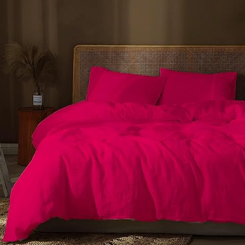 Juego de funda de edredón de 3 piezas con 2 fundas de almohada, 100% algodón, funda de edredón extra larga para cama de tamaño individual