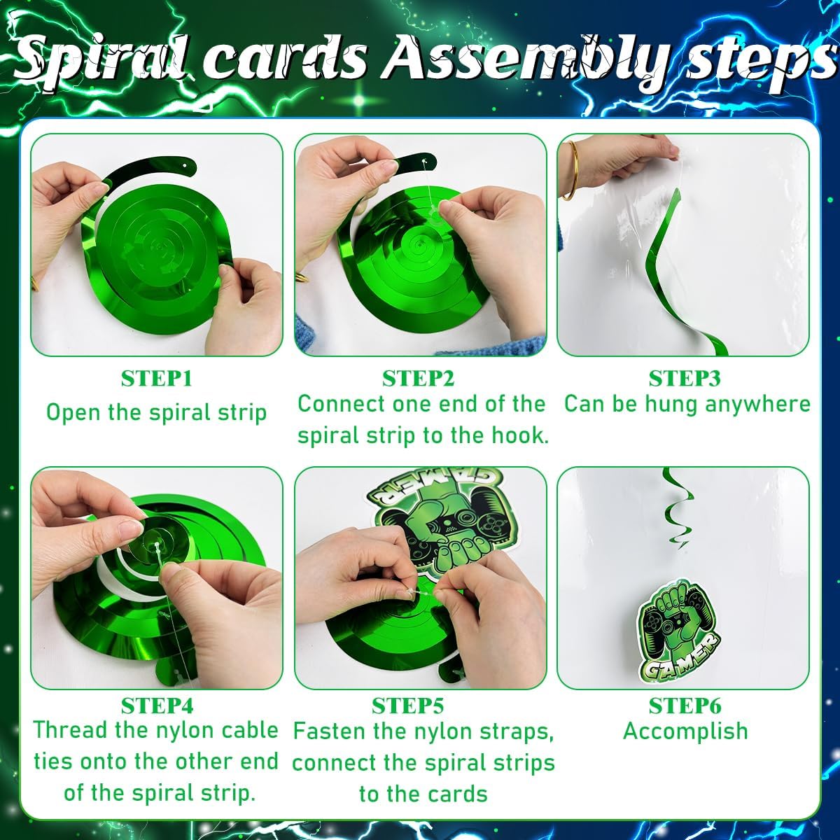 Video Game Birthday Party Decorations Neon Gamer Happy Birthday Banner Level Up Plates Napkins Cups Tablecloth Bracelet Honeycomb Centerpieces Gamer Birthday Party Supplies, Serves 26