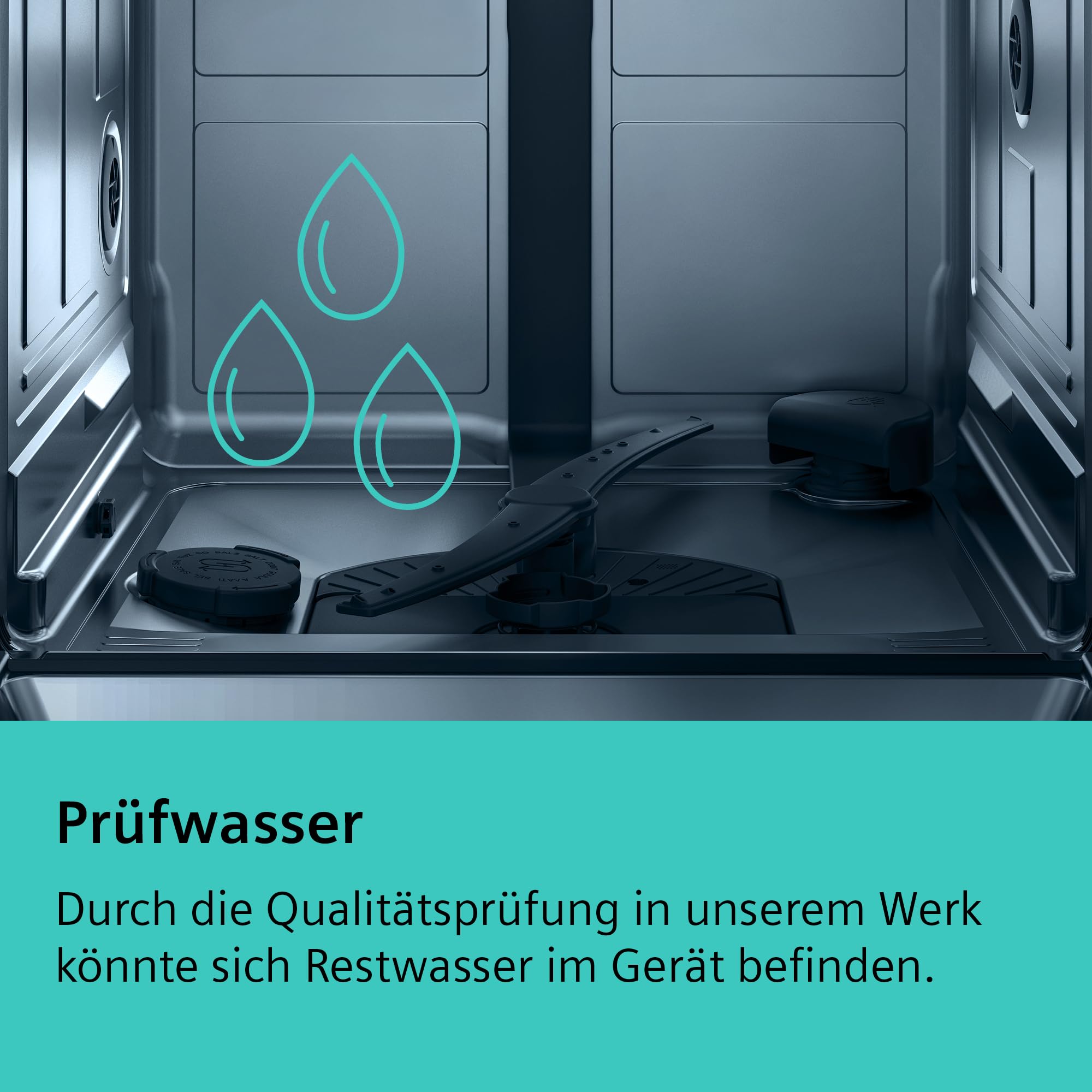 Siemens iQ300 SN43HS03TE Unterbau Geschirrspüler 60 cm Besteckkorb varioSpeed aquaStop Gebürsteter Stahl