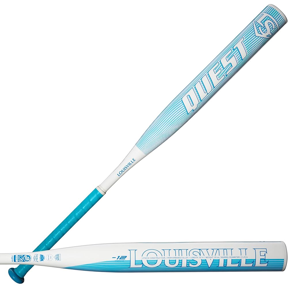 Batte De Softball Louisville Slugger Quest 30 Pouces 18 Oz - Alliage - Jeune - Équilibrée