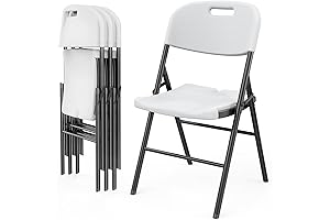Folding Chairs, Hdpe 4 Pack Lifetime Use